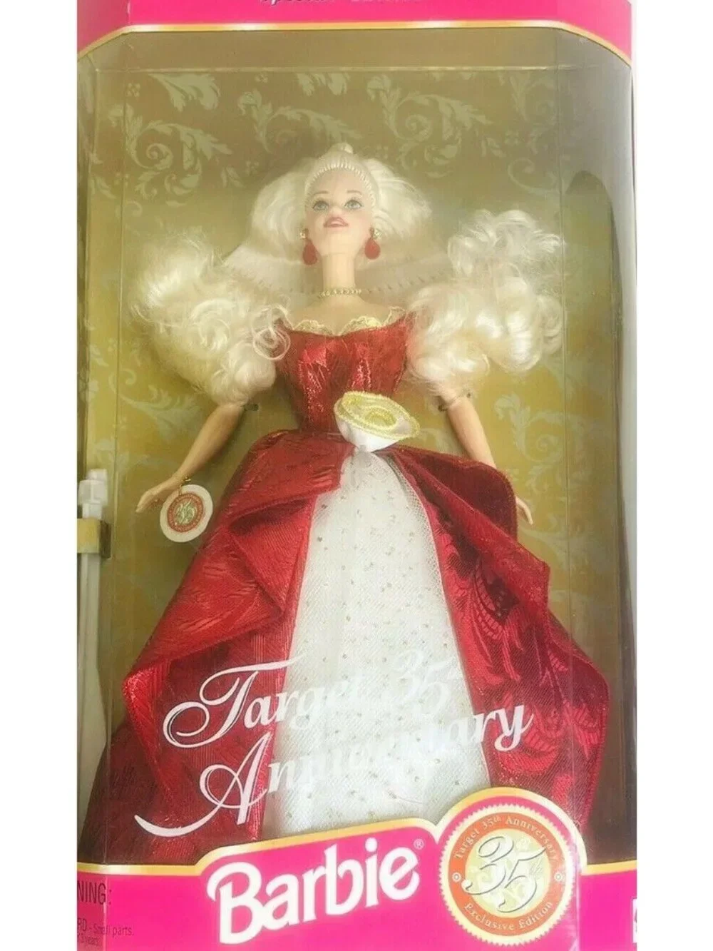 Vintage 1997 Target 35th Anniversary Barbie Special Edition Mattel 16485 NIB